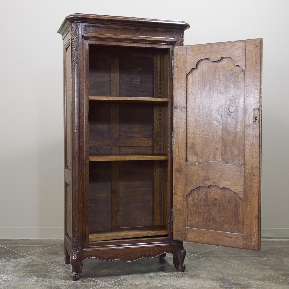 Pair 19th Century French Bonnetiere & Vitrine In Good Condition In Dallas, TX