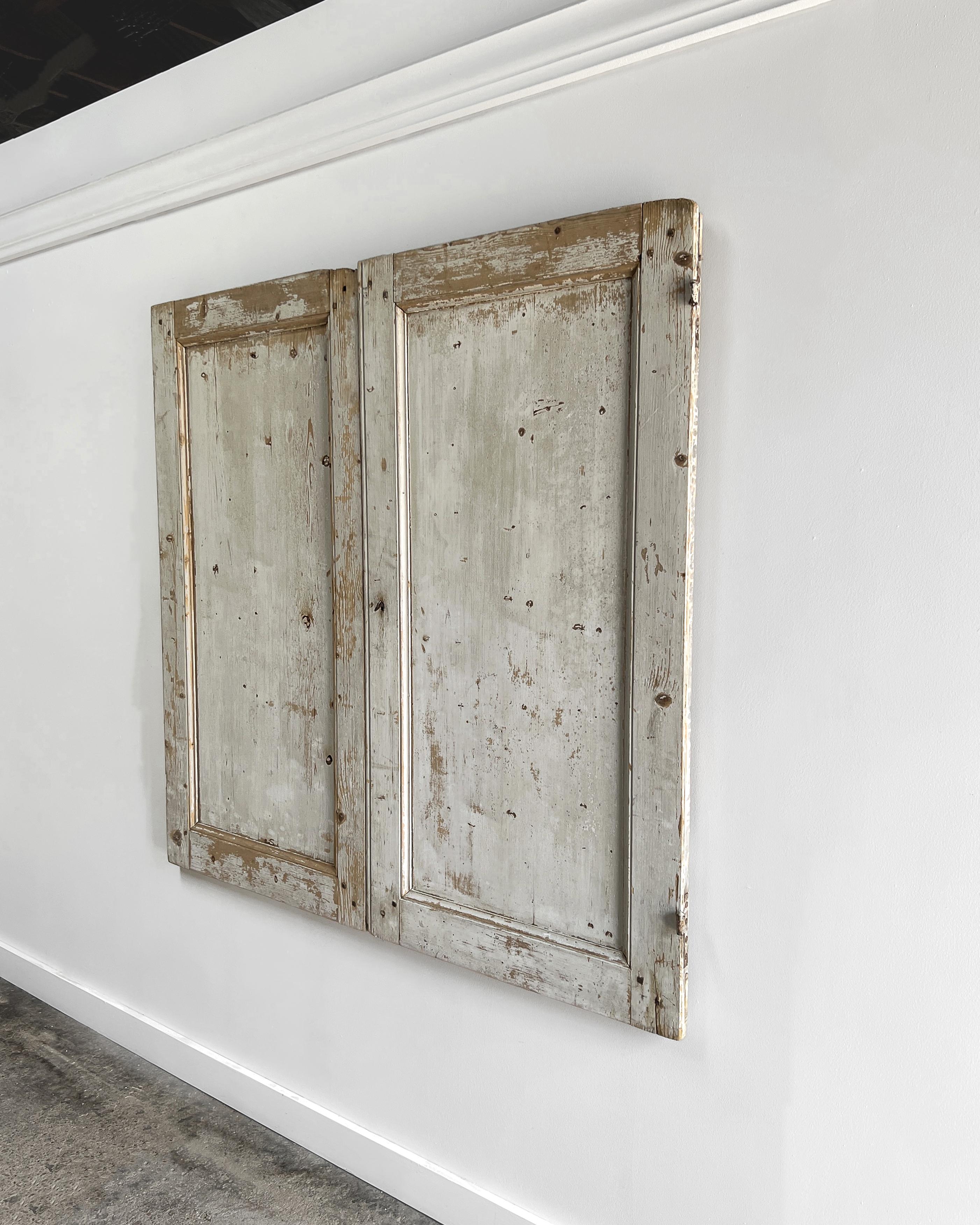 Pair 19th Century French Cupboard Doors For Sale 10