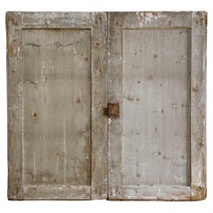 Antique Pair 19th Century French Cupboard Doors