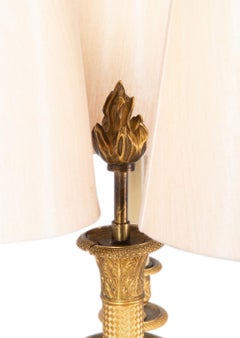 Pair 19th Century French Empire Style Lamps