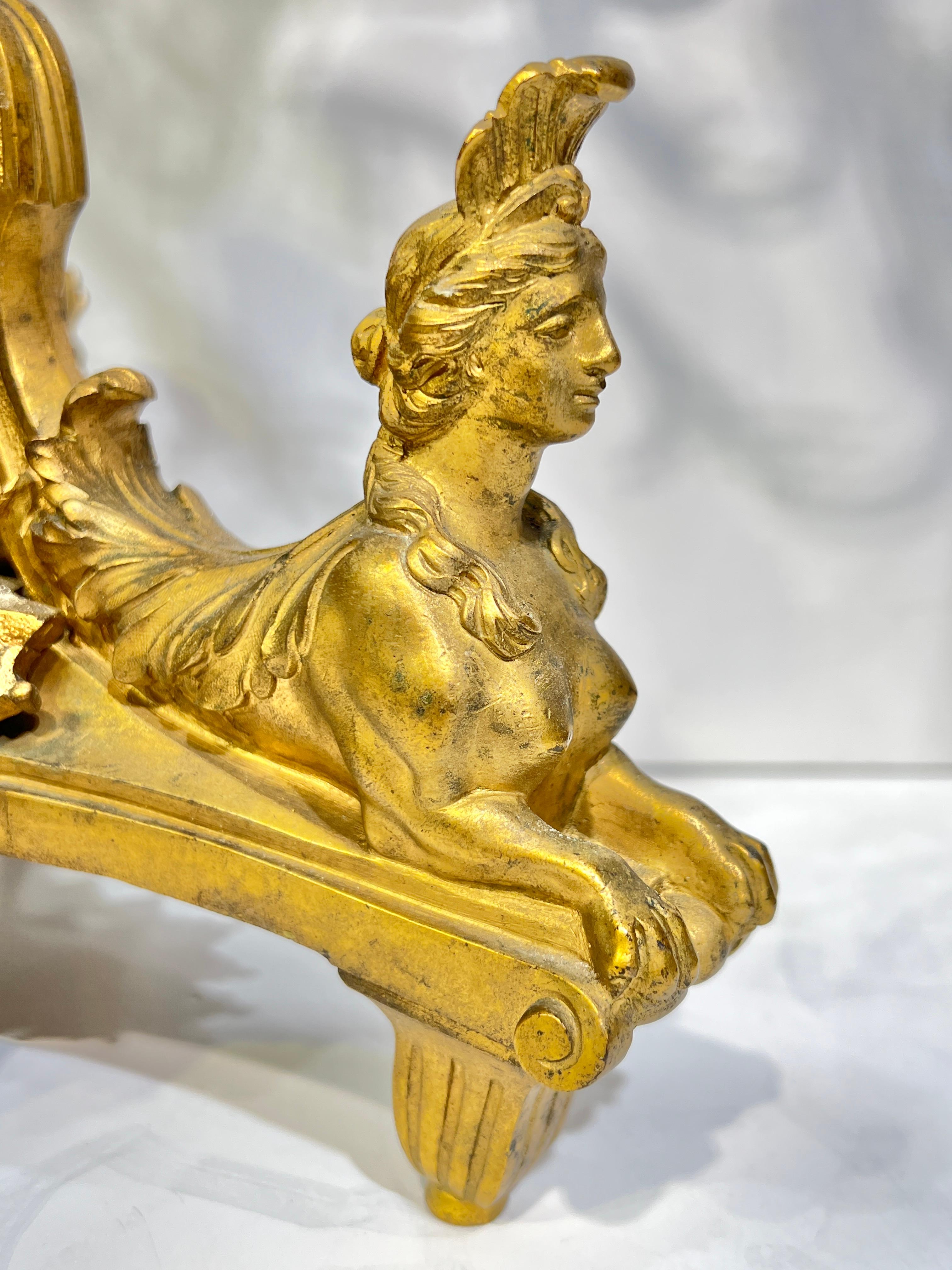 Pair 19th Century French Gilt Bronze Candelabra After André Charles Boulle For Sale 4