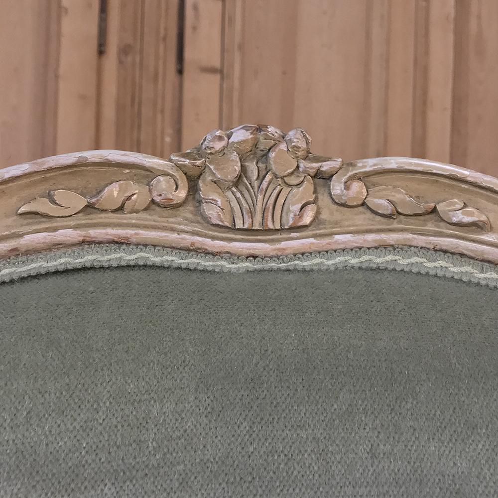 Pair of 19th Century French Louis XV Bergeres, Armchairs 2