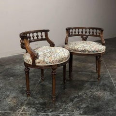 Pair of 19th Century French Louis XVI Vanity Stools