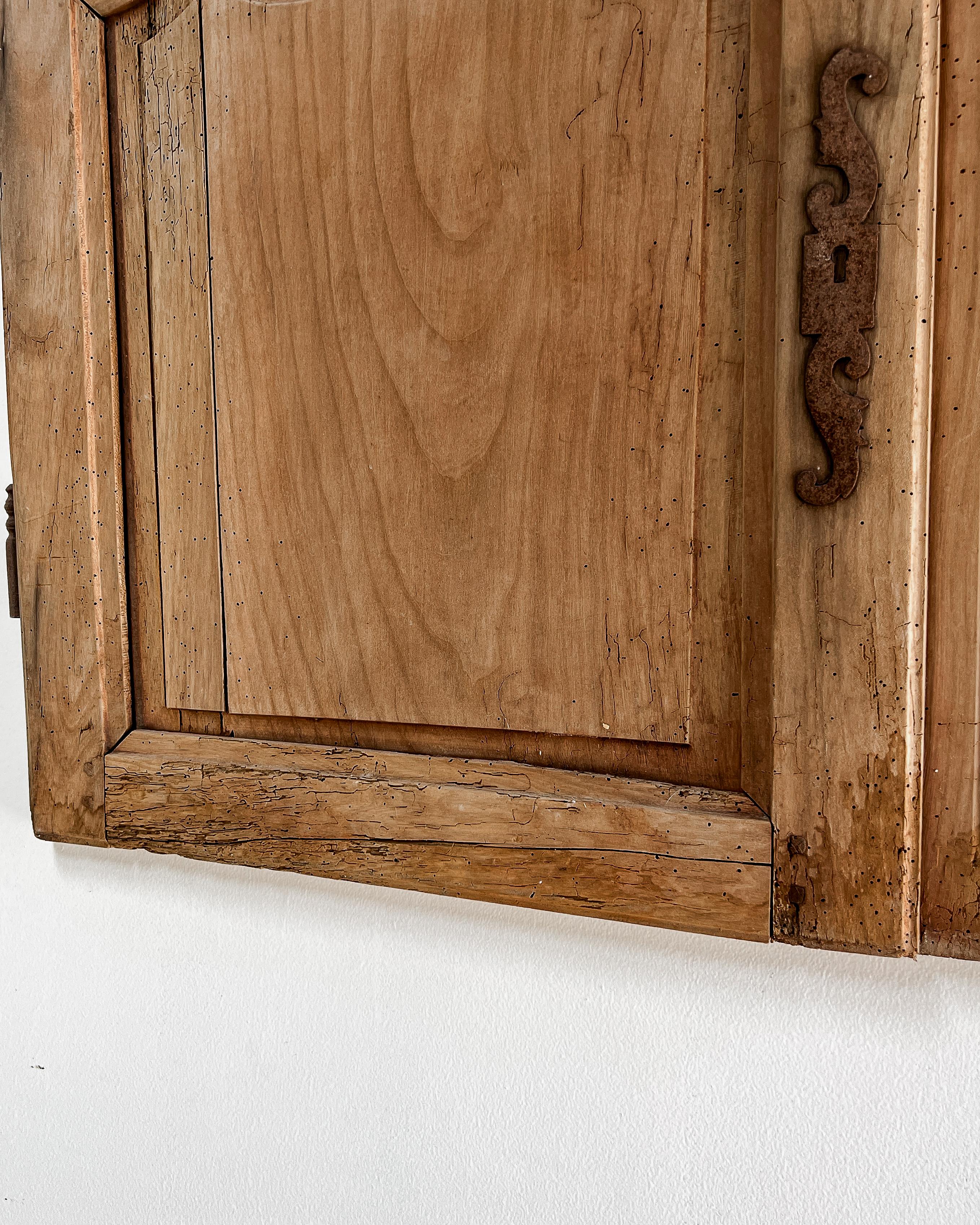 Pair 19th Century French Provincial Cupboard Doors For Sale 2