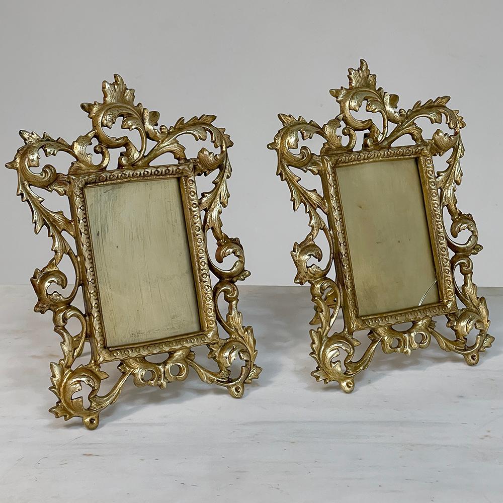 antique metal picture frames