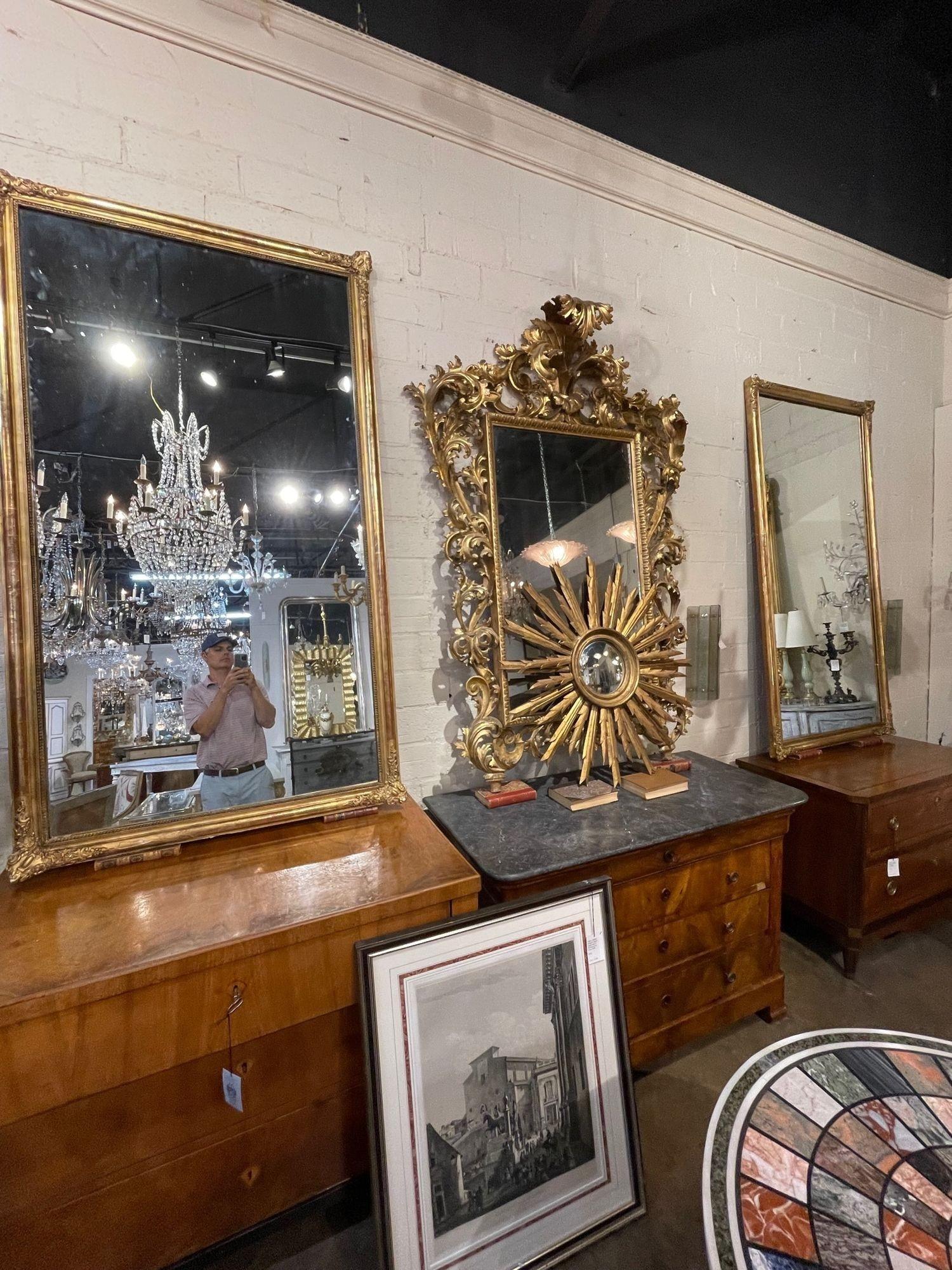 Fin du XIXe siècle Paire de miroirs transitionnels français du 19ème siècle en vente