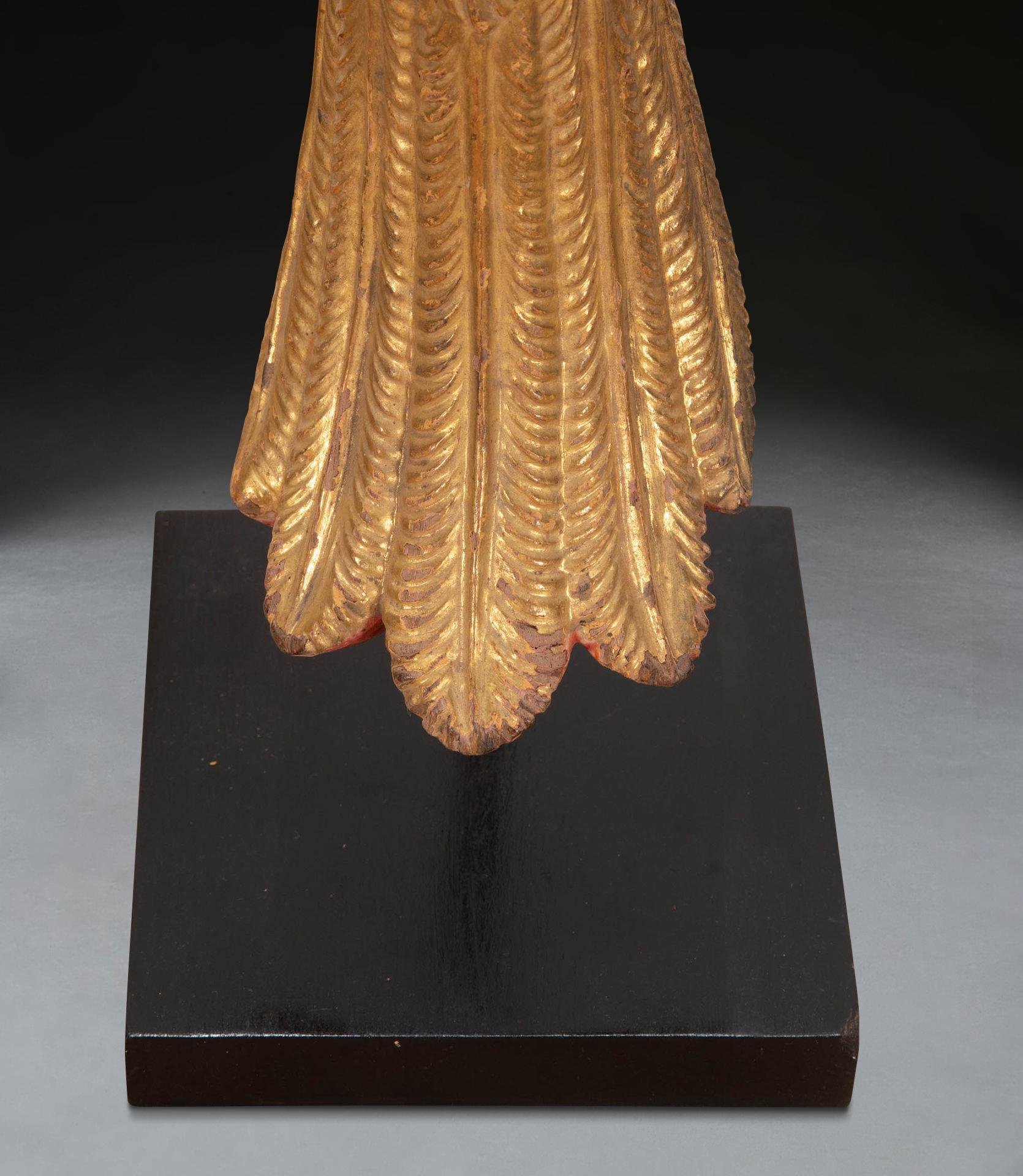 Pair 19th Century Giltwood Eagles For Sale 3