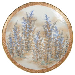 Paire de chargeurs en porcelaine japonaise Fukagawa du 19e siècle.