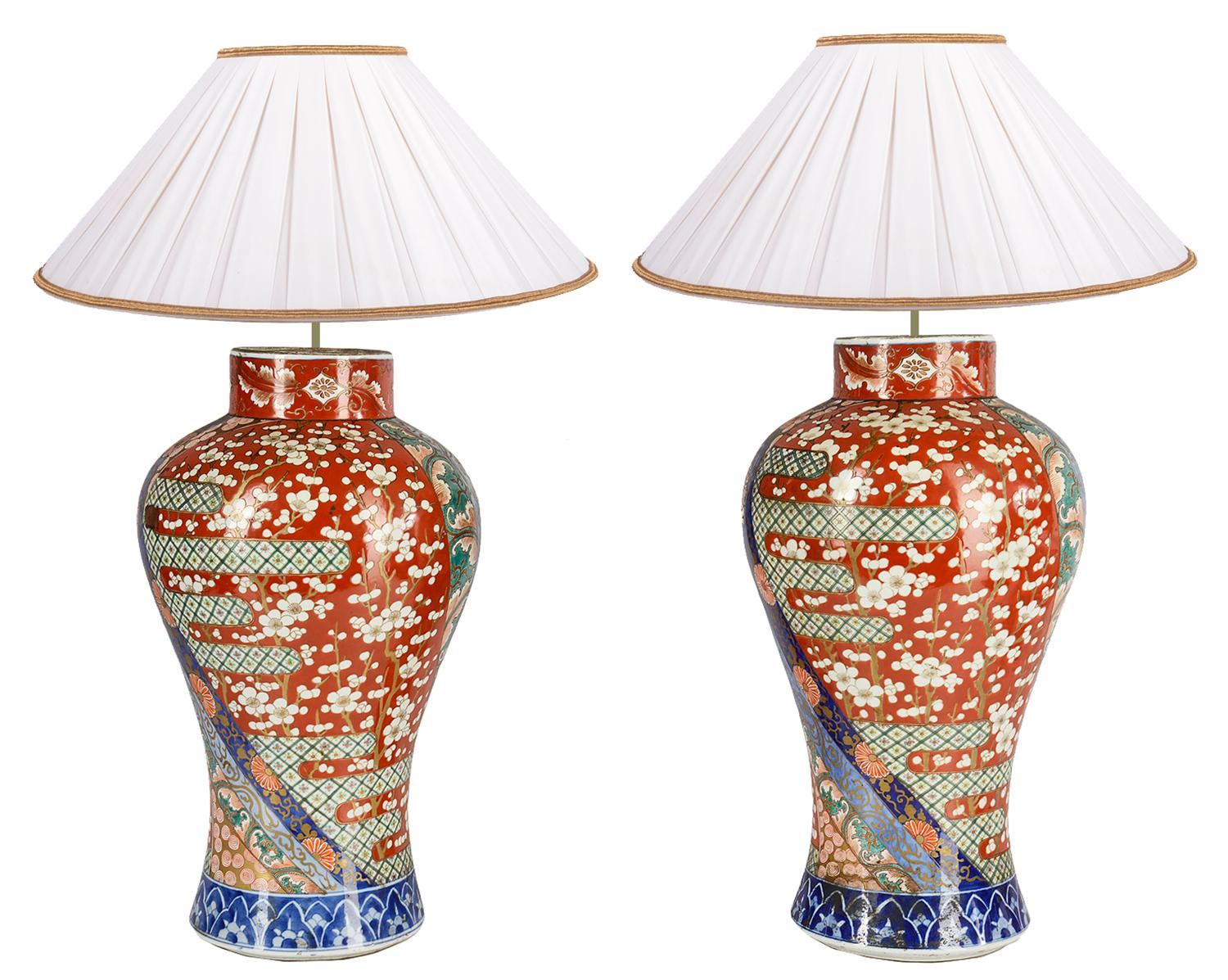 Pair of 19th Century Japanese Imari Vases 2