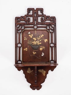 Pair 19th Century Japanese Wall Shelves