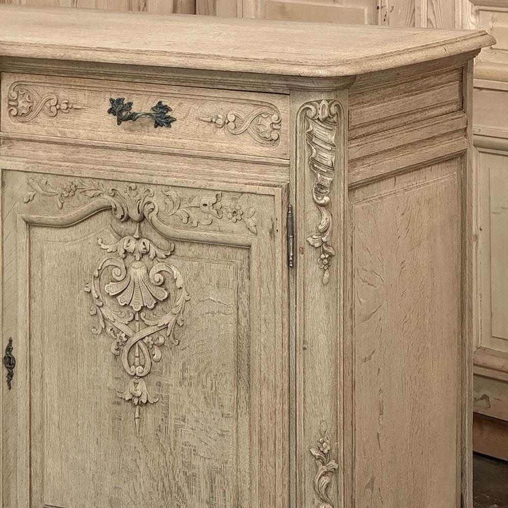 Pair 19th Century Louis XIV Buffets in Stripped Oak For Sale 7