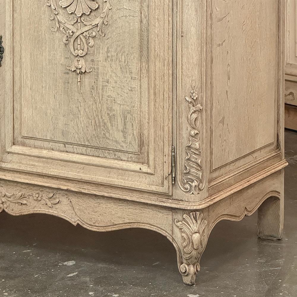 Pair 19th Century Louis XIV Buffets in Stripped Oak For Sale 10