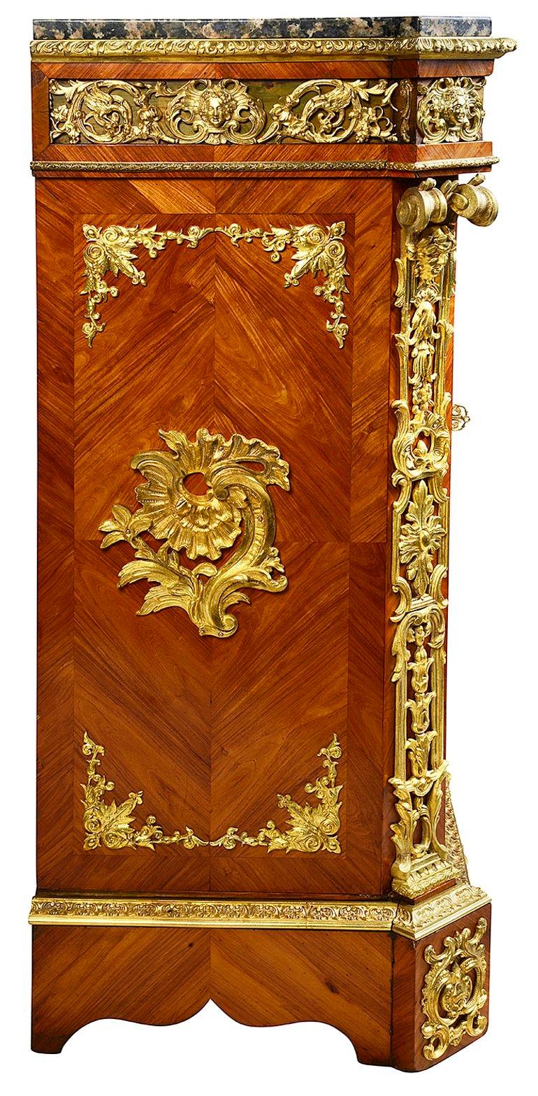 Pair 19th Century Marquetry inlaid side cabinets. For Sale 3