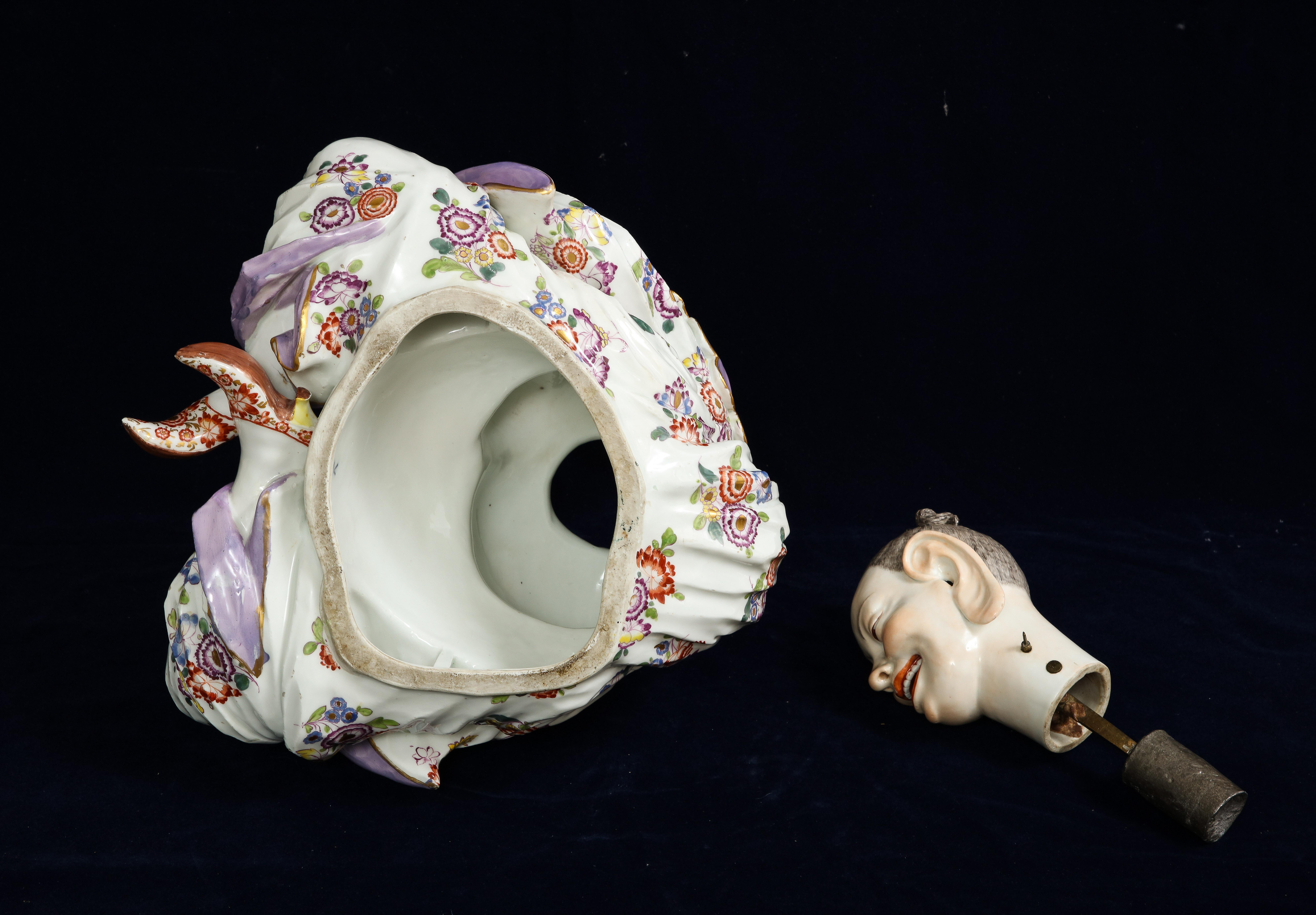 Paar Pagodenfiguren aus Meissener Porzellan im Chinoiserie-Stil des 19. Jahrhunderts im Angebot 11