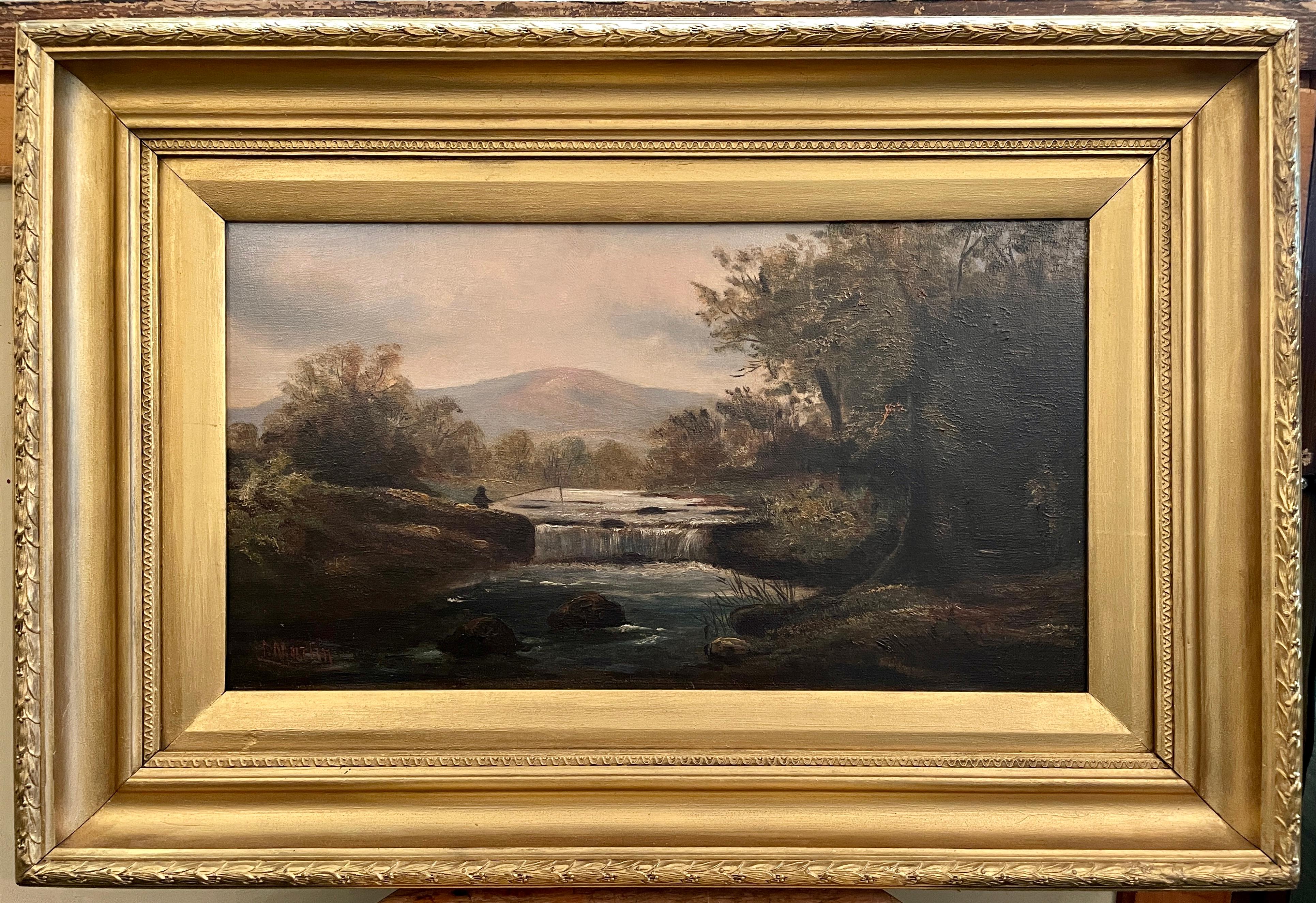 Pair of 19th century oil paintings on canvas 