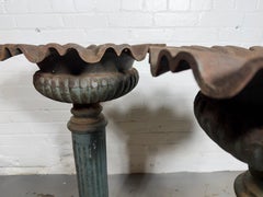 Pair 19th Century Planters /Jardiniere's on fluted columns, Neo-Classical