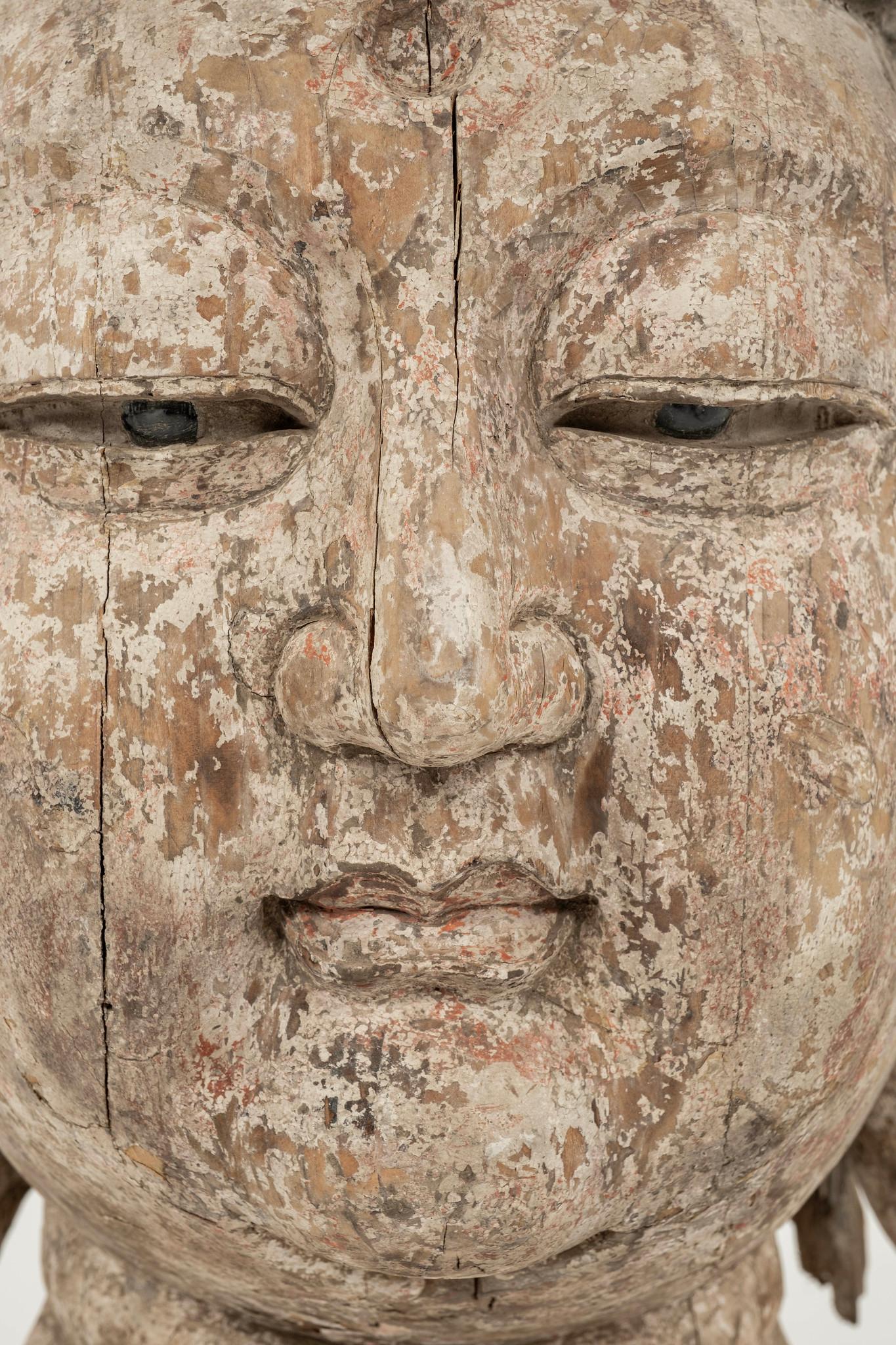 Pair Guanyin Bodhisattva Heads For Sale 4