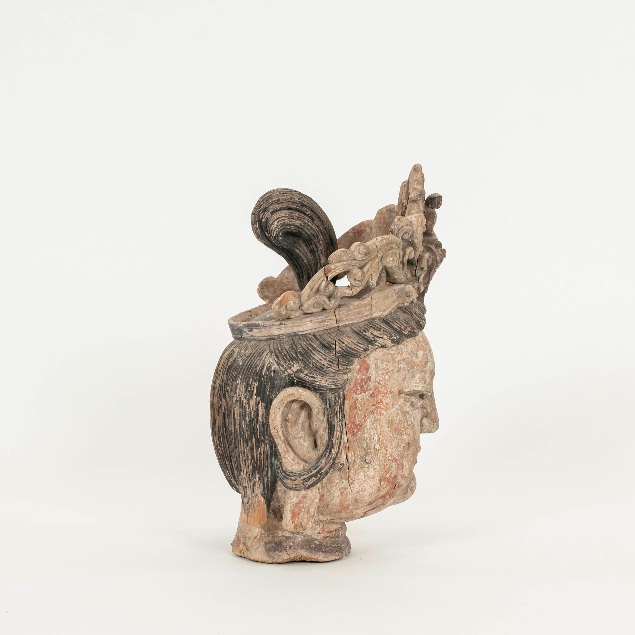 Pair Guanyin Bodhisattva Heads For Sale 11