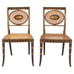 Pair 19th Century Regency Side Chairs