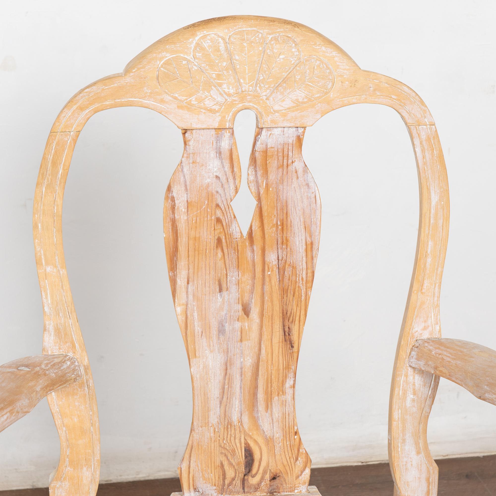 Pair, 19th Century Swedish Gustavian Armchairs For Sale 7