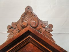 Pair 19th Century Victorian Eastlake Free Mason Throne Chairs w/ Symbolism