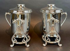 Pair 19th century wine coolers by Christofle