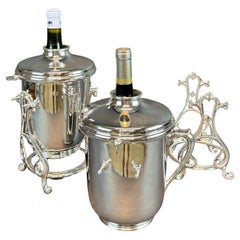 Enfriadores de vino metálicos