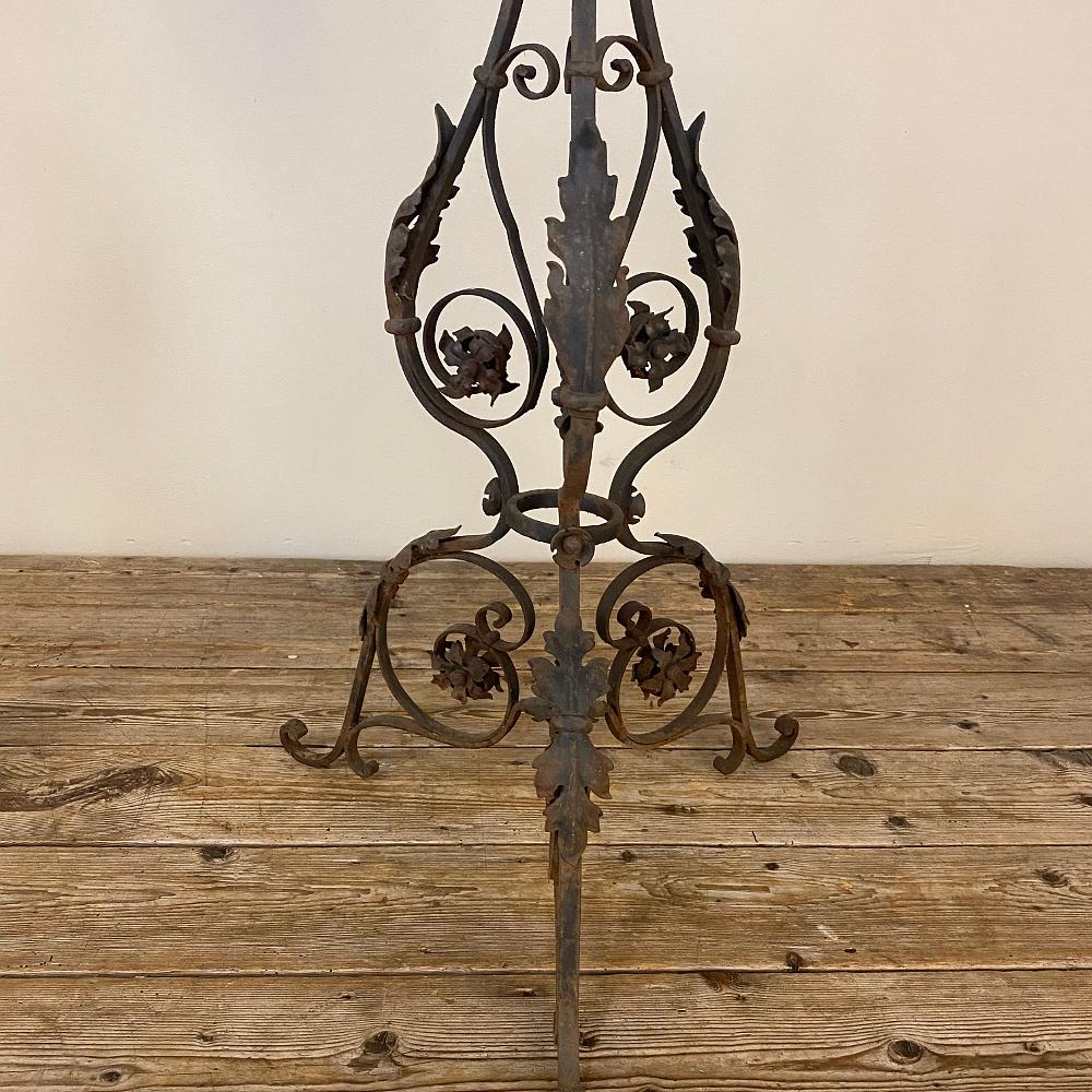 Late 19th Century Pair 19th Century Wrought Iron Jardinières, Plant Stands