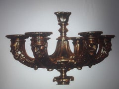 Pair 19thc French Empire Bronze Male Figural Candelabra