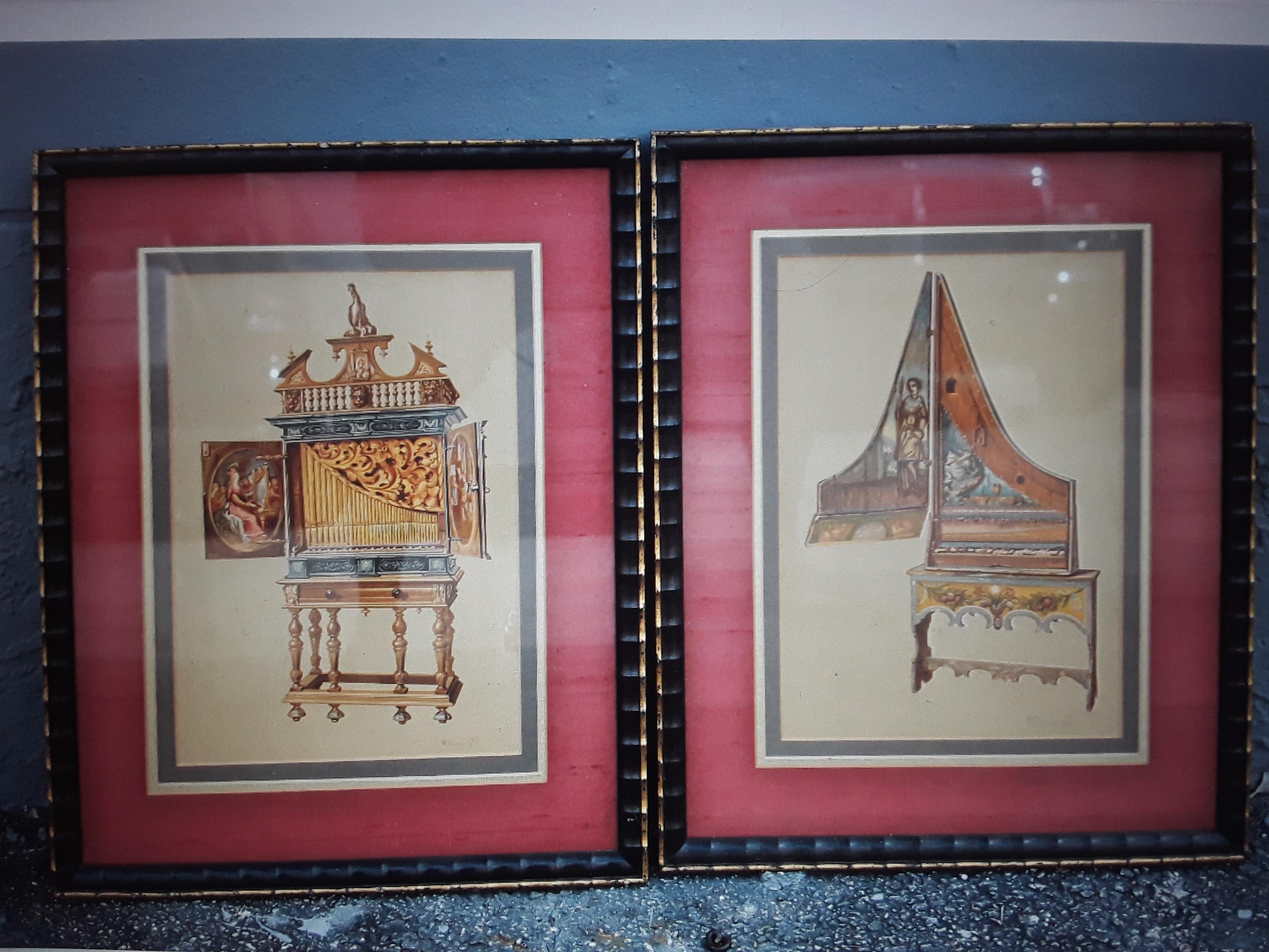 Pair 19thc French Louis XVI Etching Framed Art For Sale 6