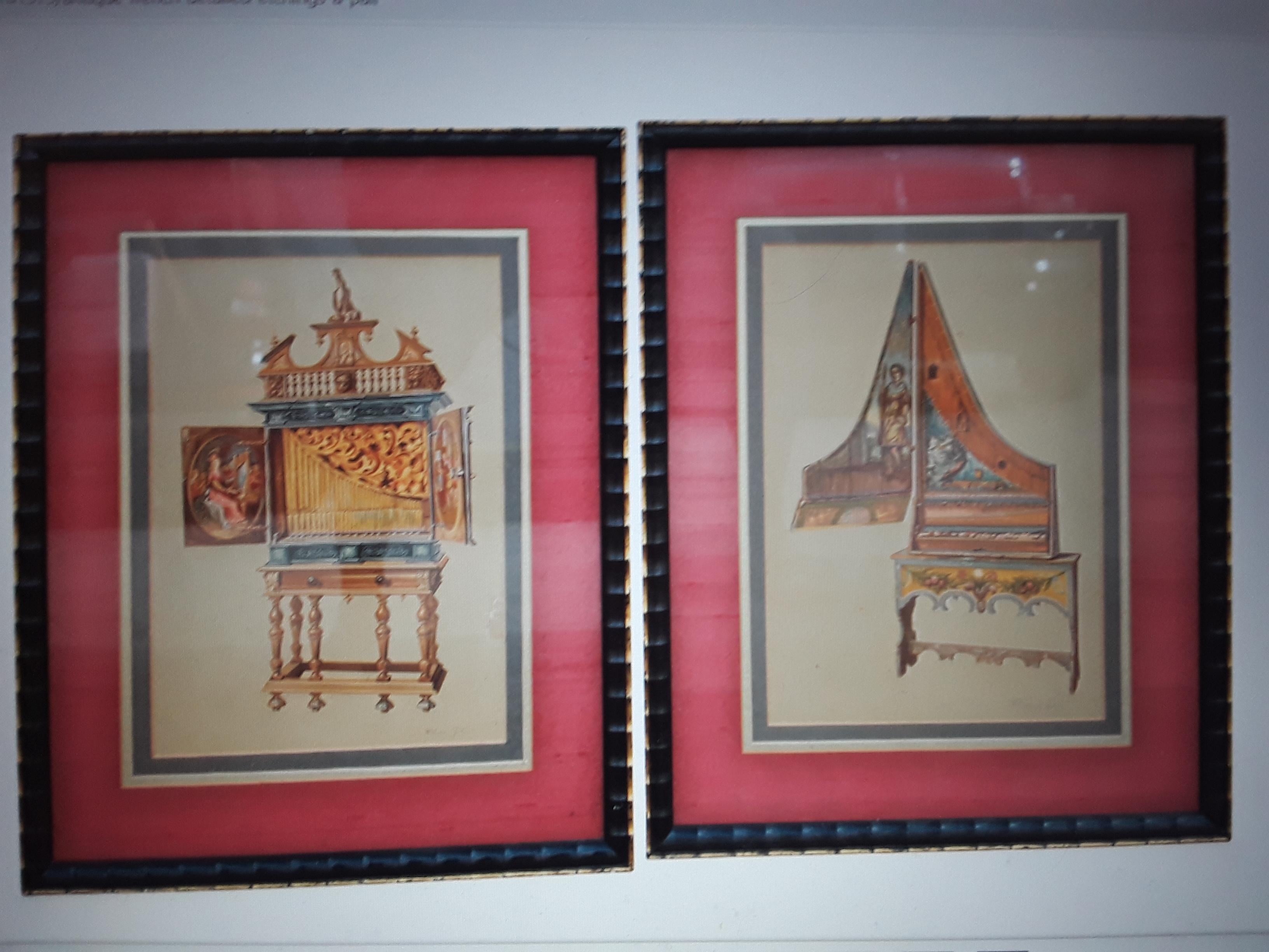 Pair 19thc French Louis XVI Etching Framed Art For Sale 7