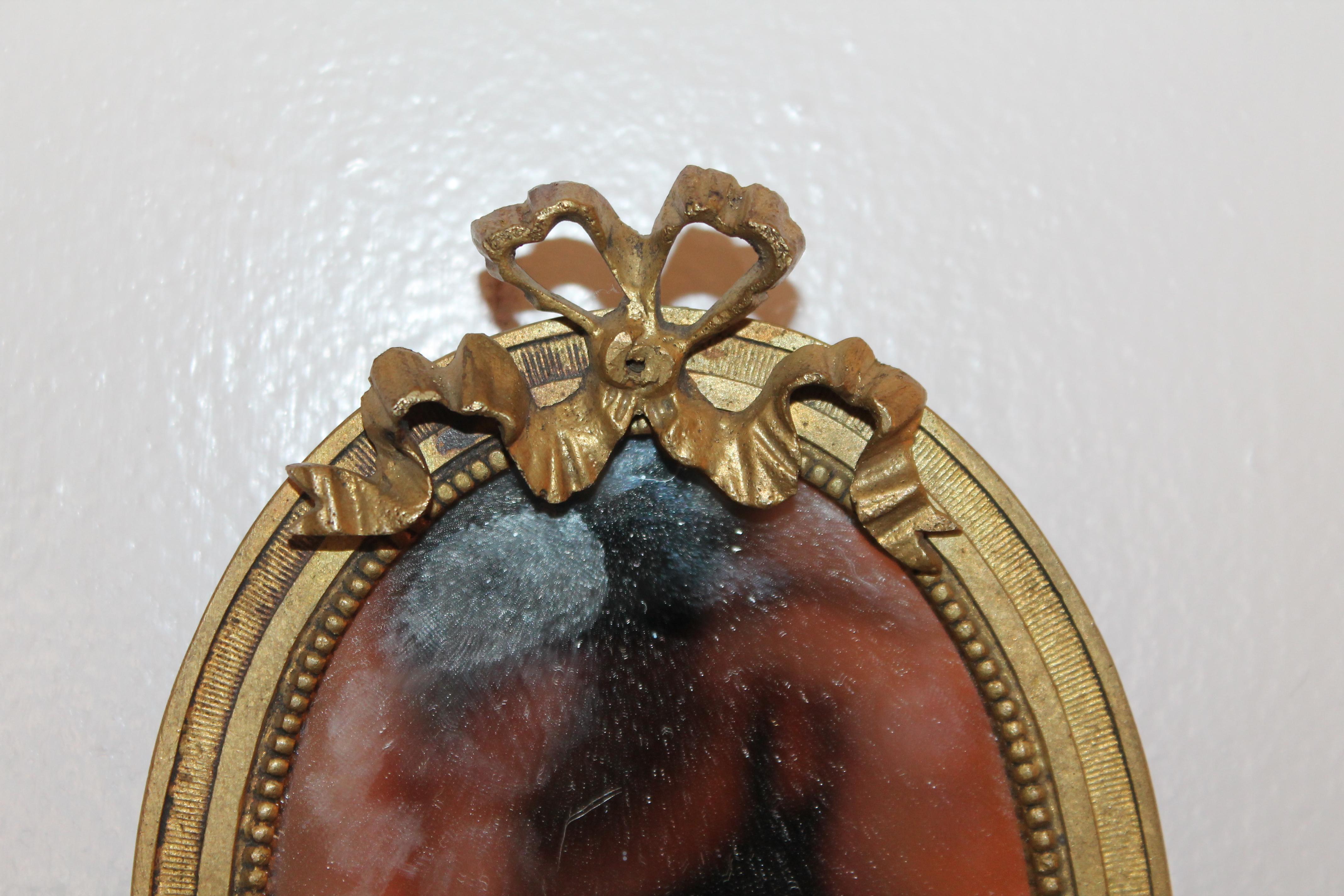 Paar französische Bronze-/Kristall-Wandleuchter im Louis-XVI.-Stil des 19. Jahrhunderts – Spiegelrücken im Angebot 2