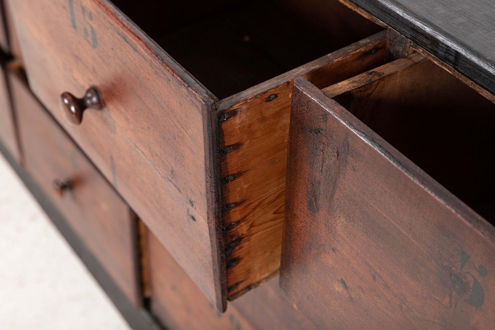 19thC French Printers Drawers For Sale 4