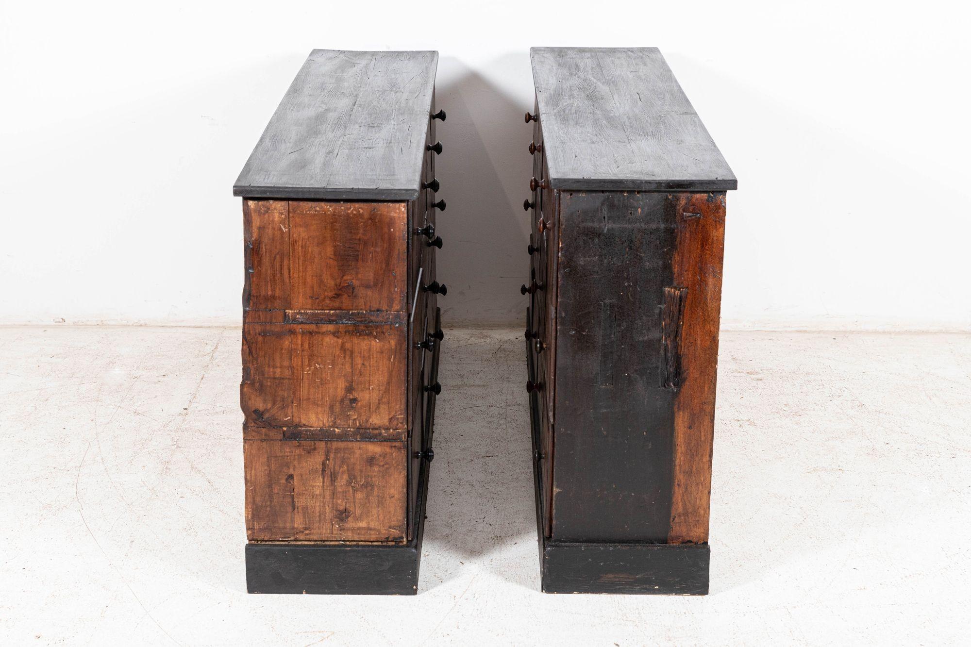 19thC French Printers Drawers For Sale 6