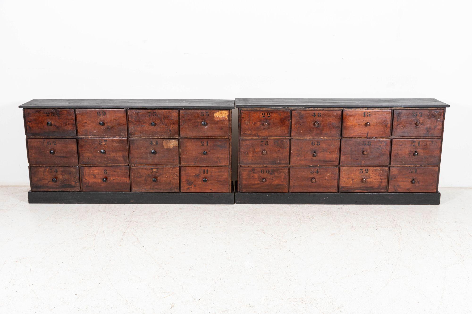 19thC French Printers Drawers For Sale 2