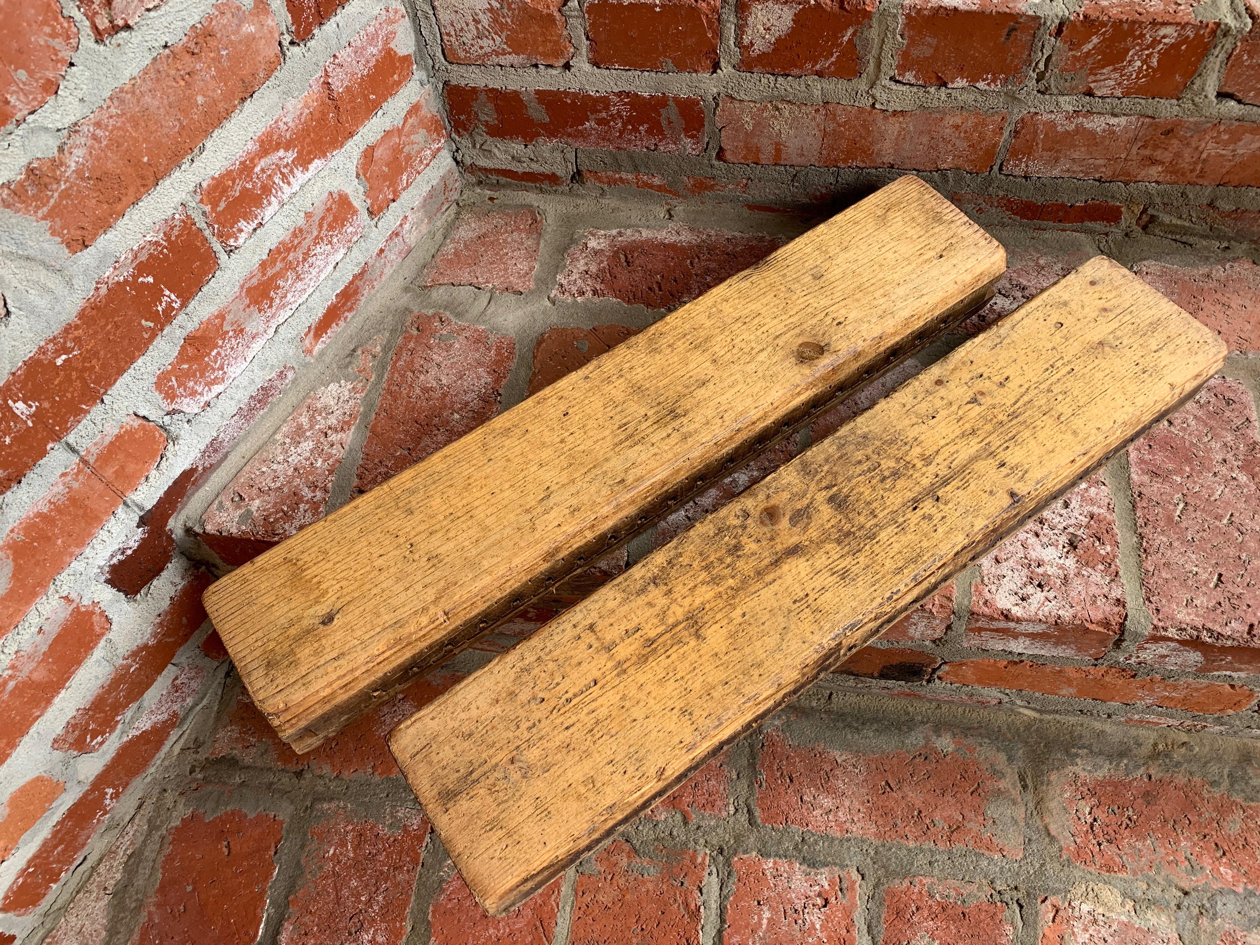 Paar antike deutsche Holz Zigarrenform Presse Tobacciana Hart Hertel Schwetzingen 5