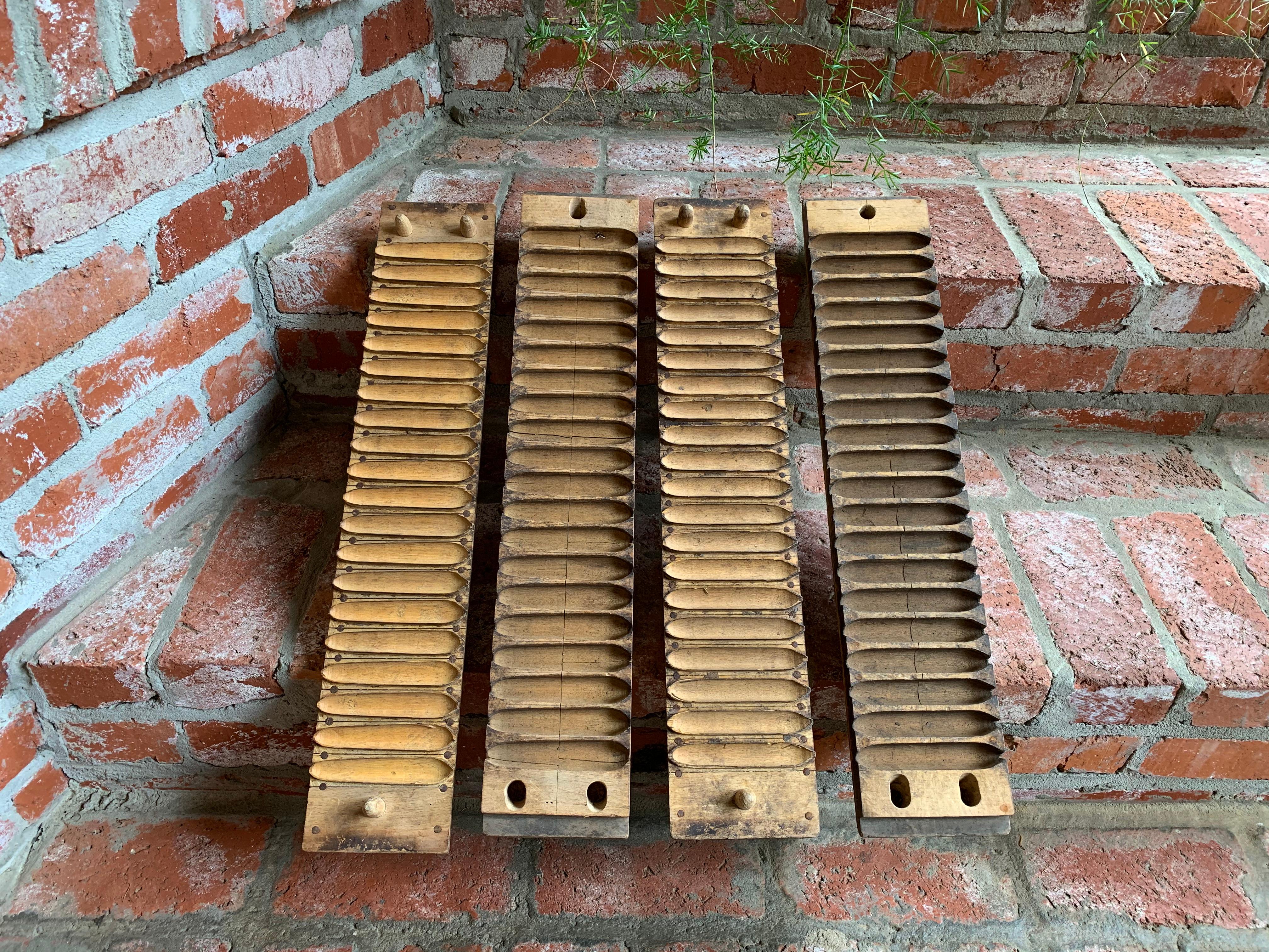 Paar antike deutsche Holz Zigarrenform Presse Tobacciana Hart Hertel Schwetzingen 8