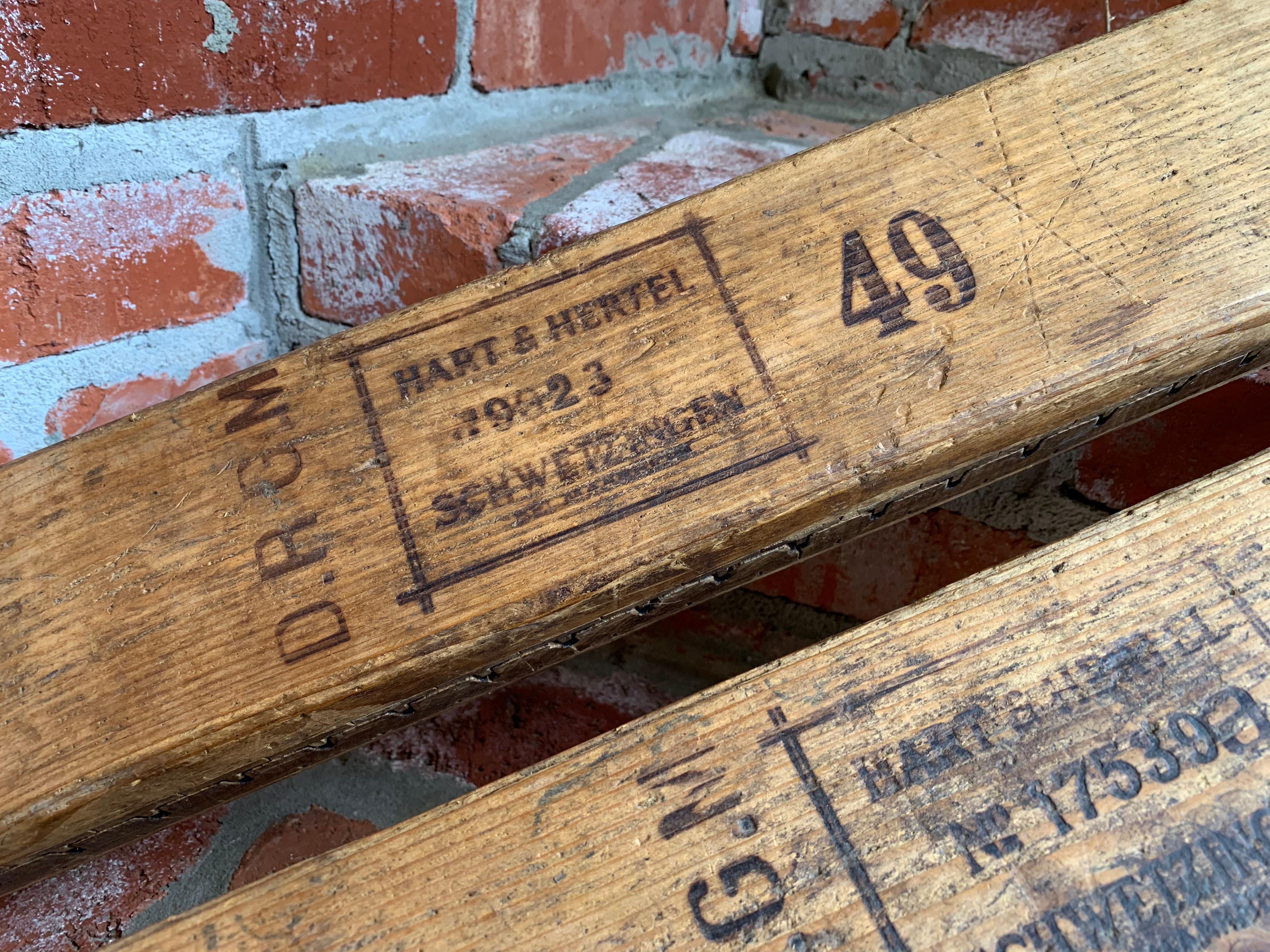 Paar antike deutsche Holz Zigarrenform Presse Tobacciana Hart Hertel Schwetzingen im Zustand „Gut“ in Shreveport, LA