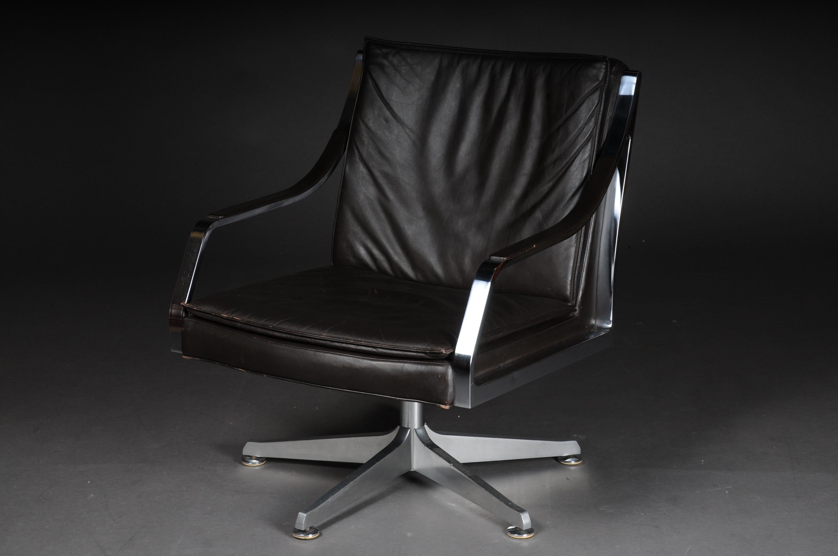 Fin du 20e siècle Paire de (2) fauteuils / chaises longues design Vintage Norvège:: 1970 en vente