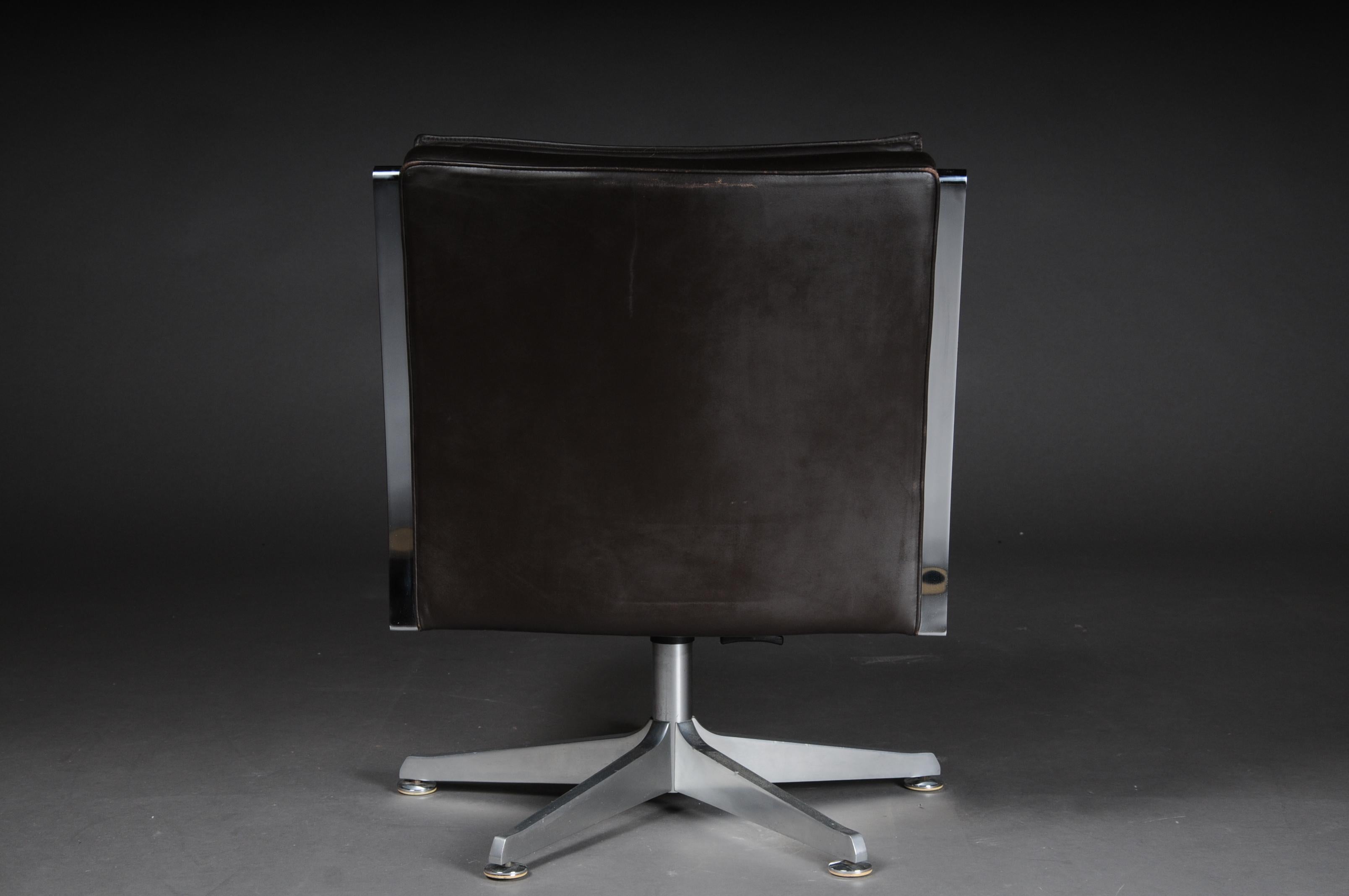 Paire de (2) fauteuils / chaises longues design Vintage Norvège:: 1970 en vente 1