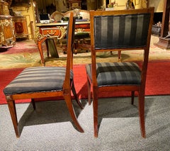 Pair '2' Empire Chairs Around 1900