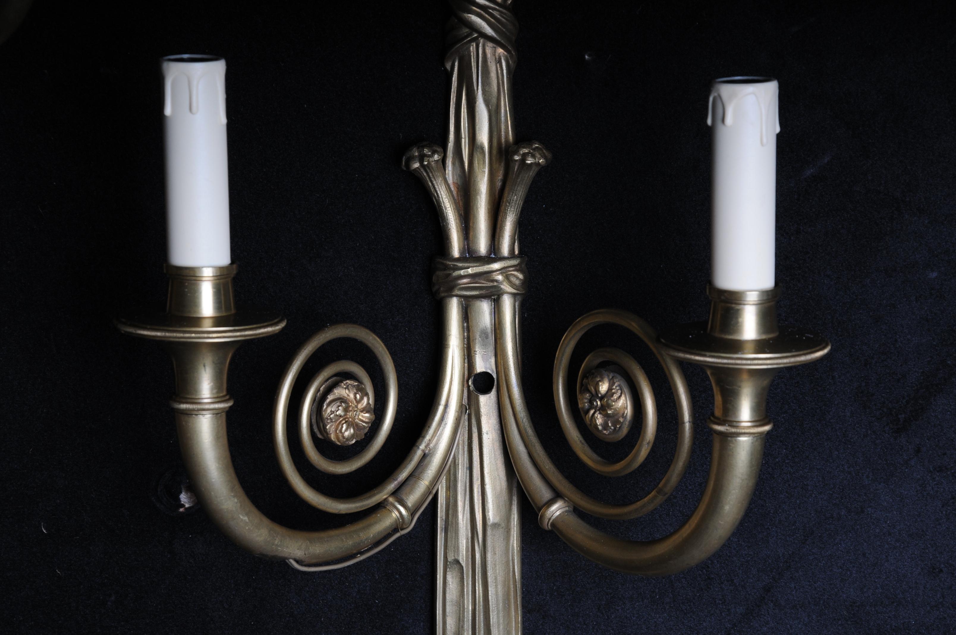 Pair '2' French Wall Appliques / Wall Sconces, Early 20th Century For Sale 5