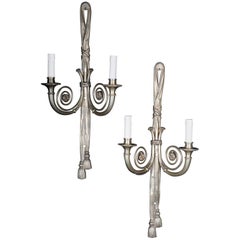 Pair '2' French Wall Appliques / Wall Sconces, Early 20th Century