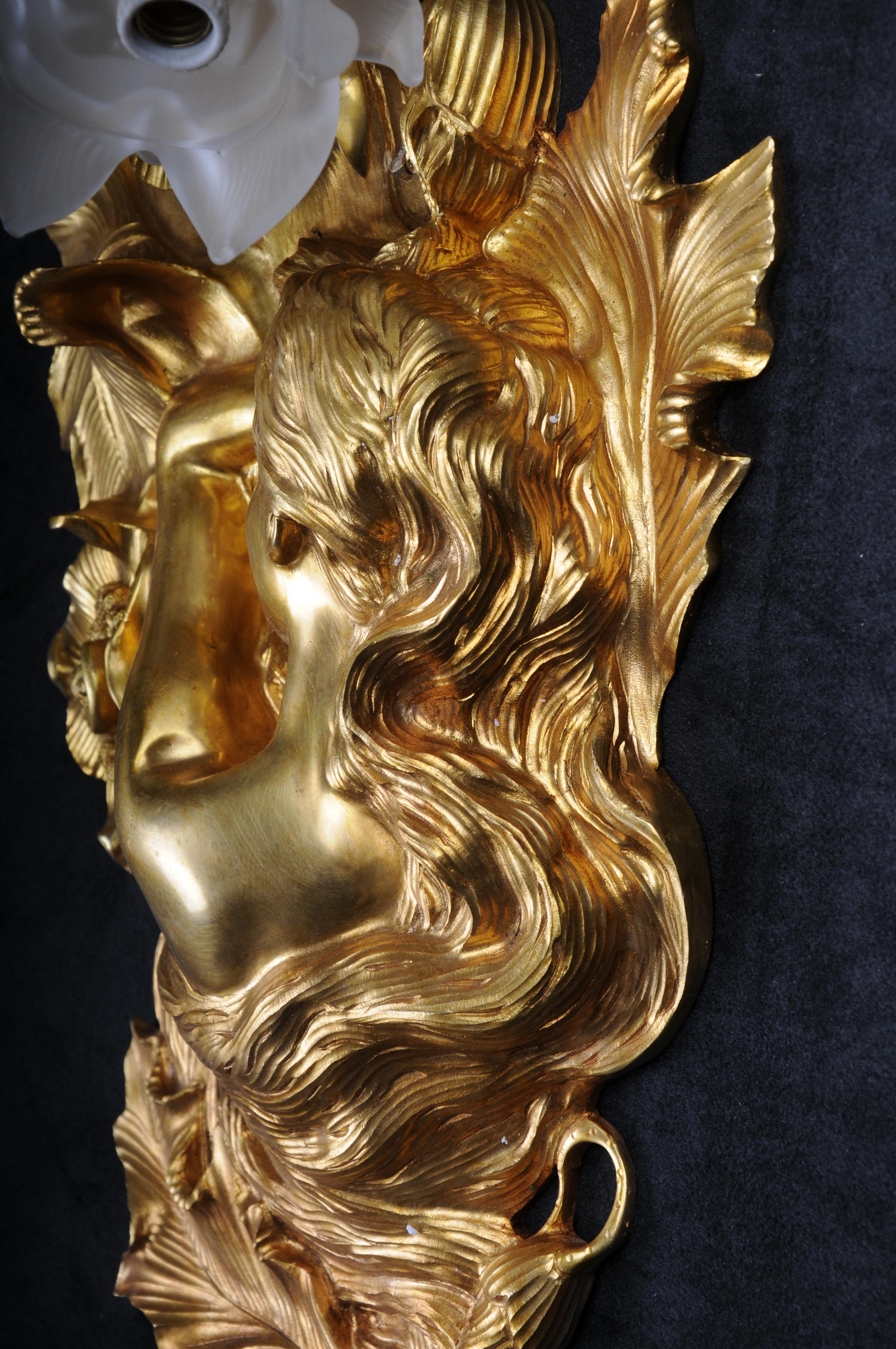 Coppia (2) magnifiche applique francesi in stile Art Nouveau, Parigi in vendita 10