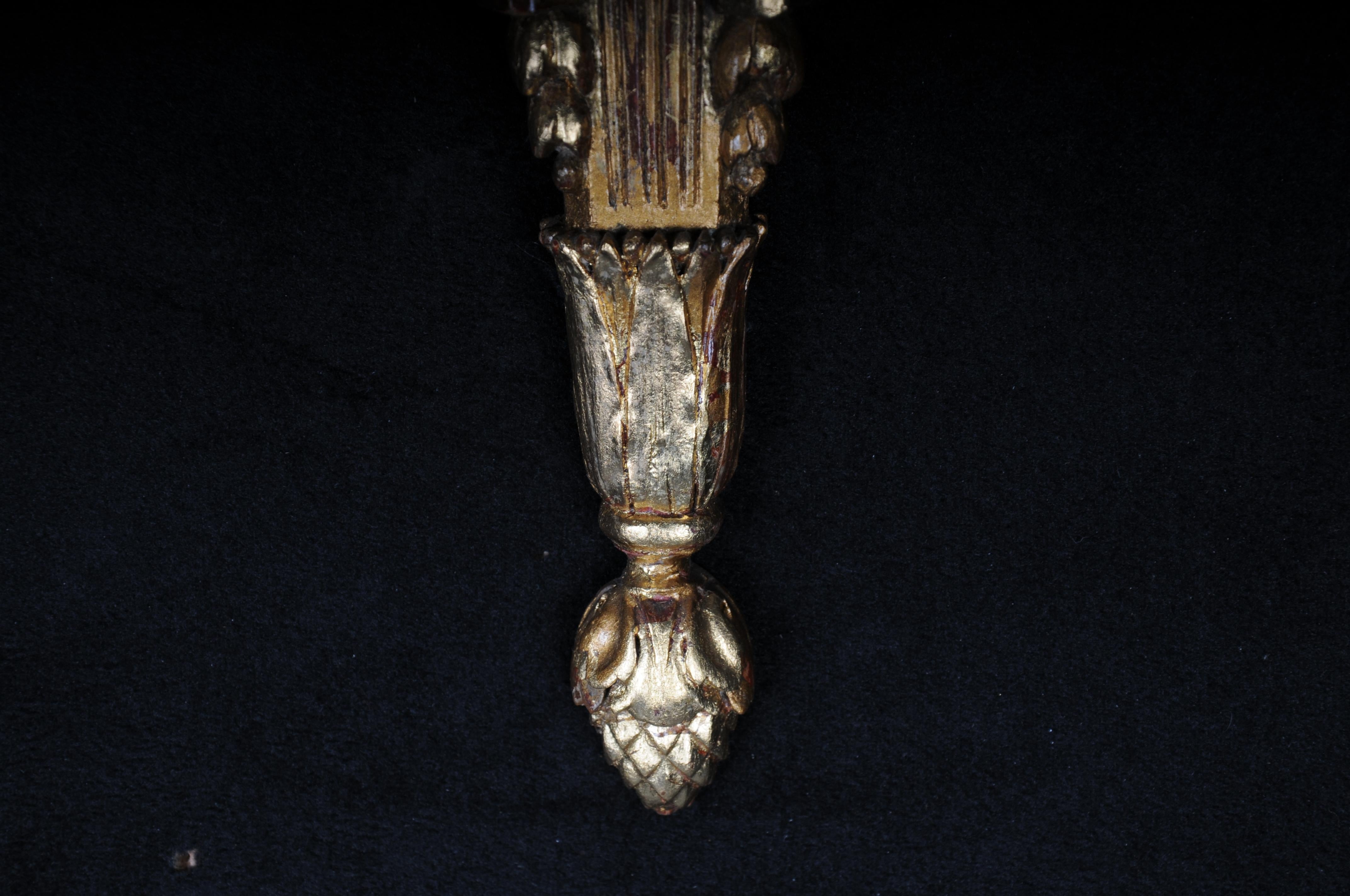 Pareja (2) de impresionantes apliques Luis XVI del siglo XX, dorados en venta 18