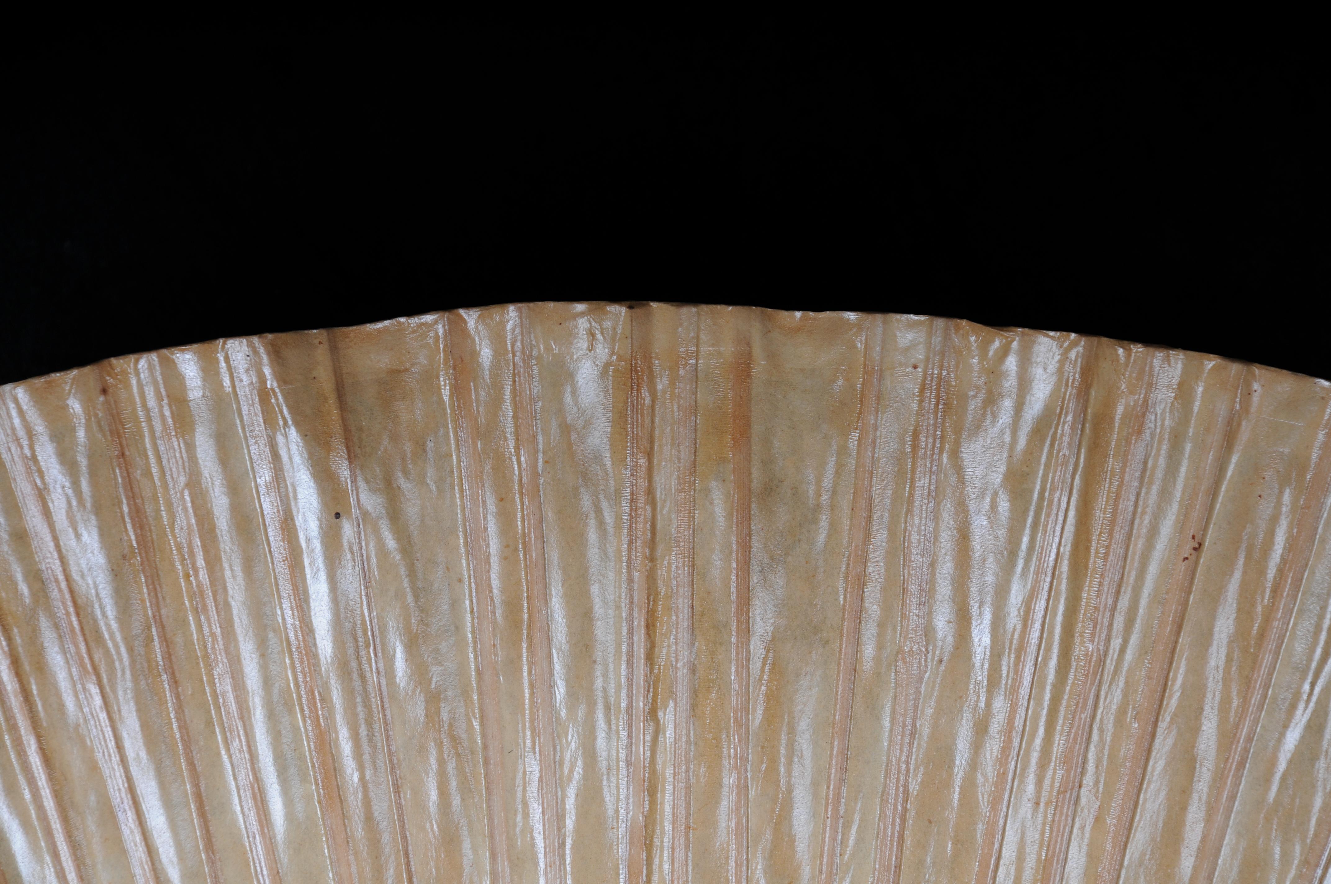 Bamboo Pair (2) of iconic original Ingo Maurer wall sconces, model Uchiwa, a design cla For Sale