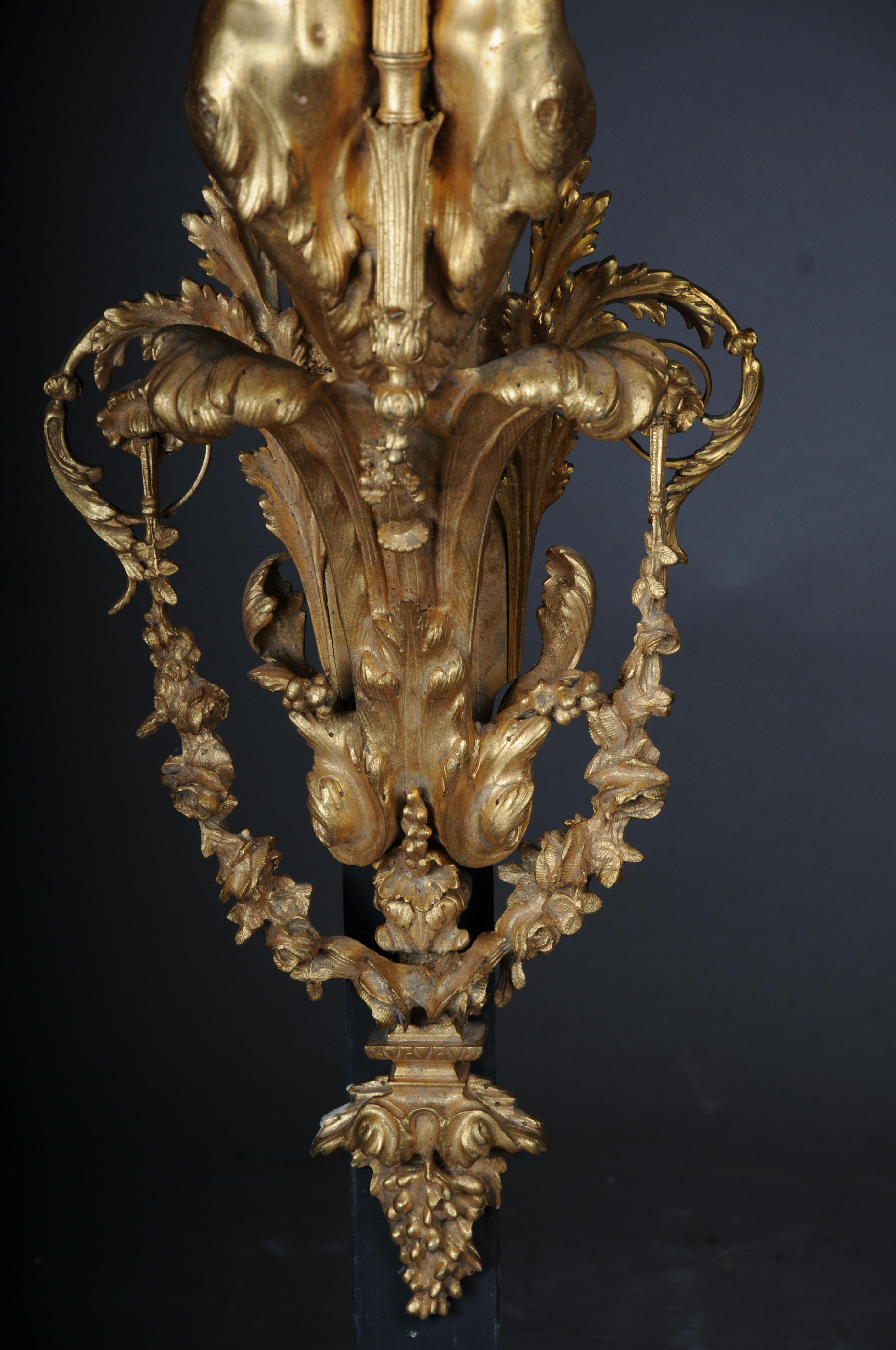 Pair (2) of Monumental Wall Sconce/Lamp Appliques Napoleon III In Good Condition For Sale In Berlin, DE