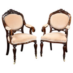 Retro Pair 20th Century Arm Chairs