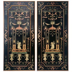 Pair of 20th Century Large Venetian Renaissance Revival Wood Panels
