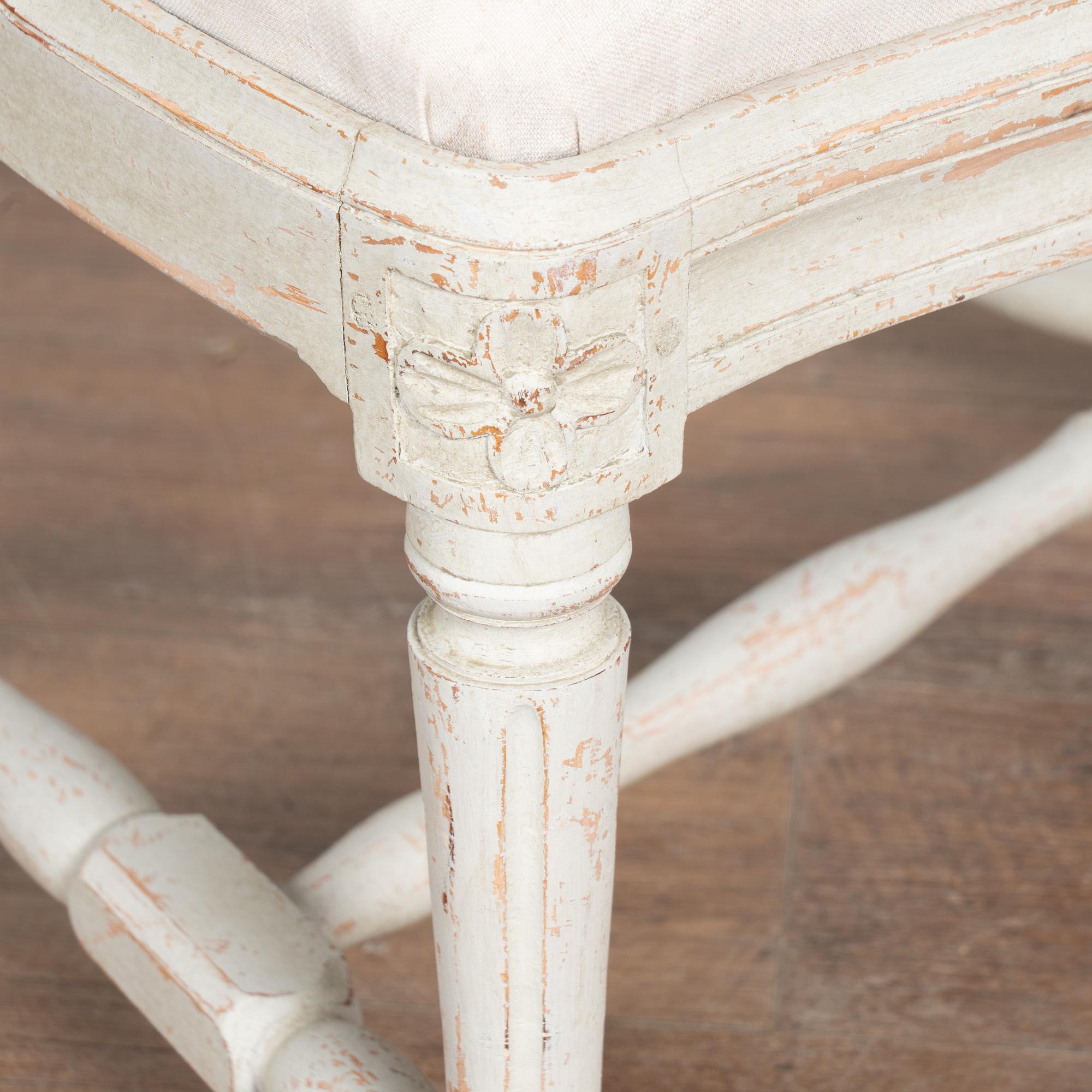 Pair, 20th Century Swedish Gustavian Style Armchairs For Sale 5